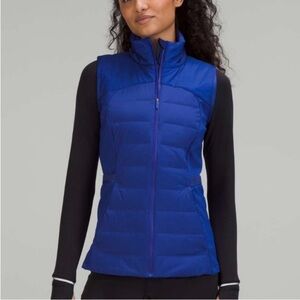 Lululemon sz 4 Down For It All Vest Psychic Blue women’s